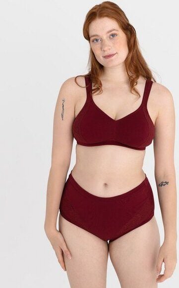 erlich textil Josepha Taillenslip mit Spitze aus Bio-Baumwolle, made in Europe