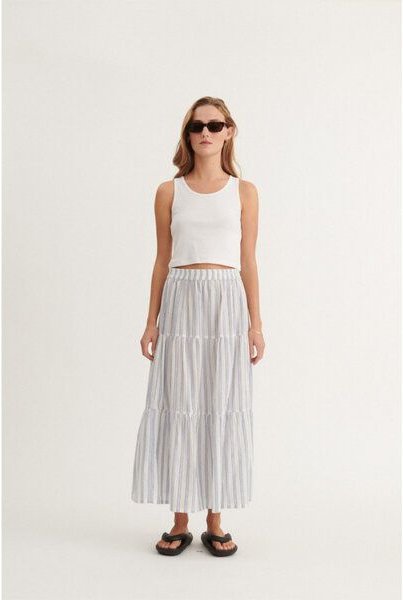 Basic Apparel Langer Rock ADA aus Bio-Baumwolle