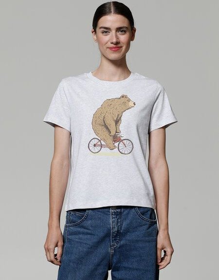 watapparel T-Shirt Frauen Fahrradbär