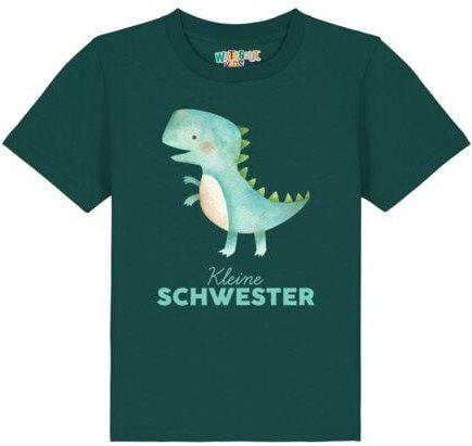 watabout.kids T-Shirt Kinder Dinosaurier 03 Kleine Schwester
