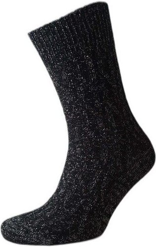 BLS Organic Jaquard Design GOTS zertifizierte Glitter Bio-wolle Damen Socken