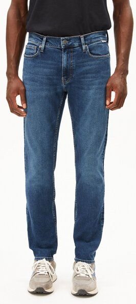 ARMEDANGELS IAAN Herren Slim Jeans recycelter Baumwoll Mix Comfort Stretch