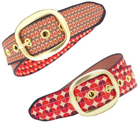 Seegarn - Gürtel / Wendegürtel SeeKoralle 4cm