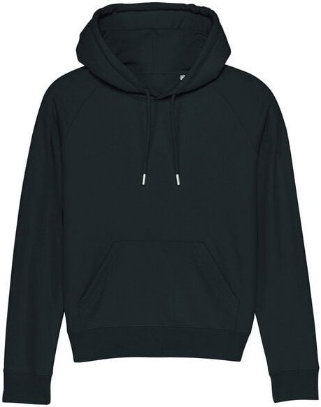 Human Family Bio Damen Hoodie "Trekker - Climate Change is Real" in Schwarz