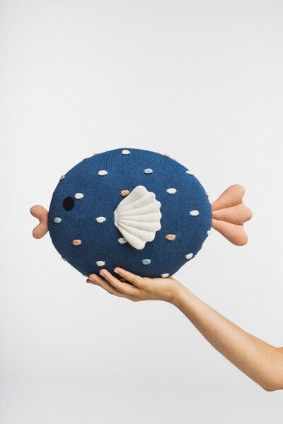 TRANQUILLO Kuscheltier BLOOPLY / KUGELFISCH klein (KUS868)