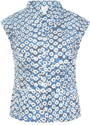 Global Mamas Bio Bluse - RETRO - Forage