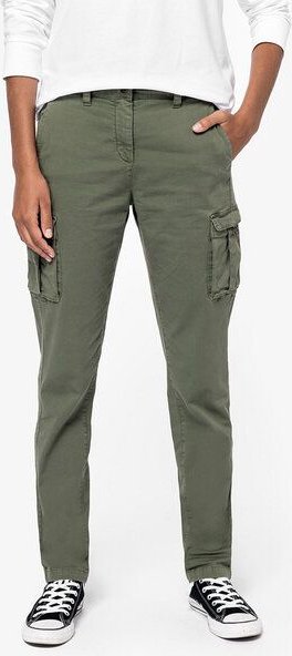 YTWOO Nachhaltige Cargohose für Damen aus Bio-Baumwolle und Elasthan für Komfort und Stil