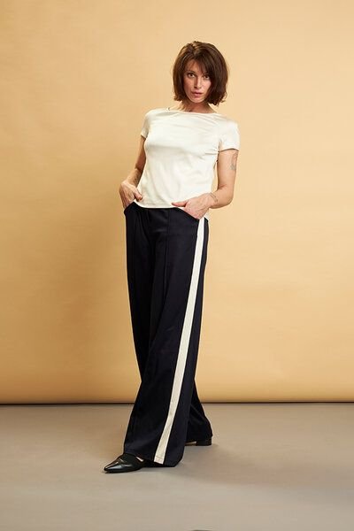 Skrabak Damen T-Shirt aus Bio-Baumwolle "Tom" ivory