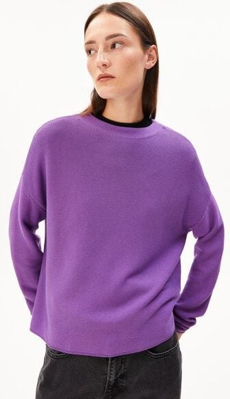 Thumbnail - ARMEDANGELS MERINAA LINKS LINKS - Damen Pullover aus Bio-Baumwolle