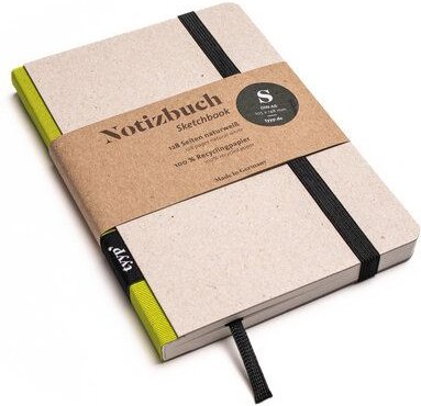 tyyp Nachhaltiges Design-Notizbuch A6 aus 100 % Recyclingpapier „Klassik - Recycling Öko“