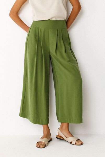 SKFK Lockere Culotte Hose "Enetz" aus Modal