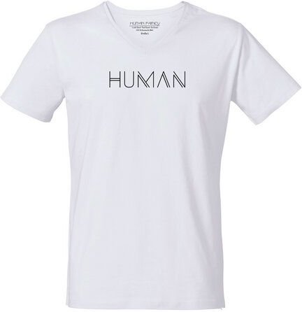 Human Family Bio Herren V-Neck T-Shirt "Human"
