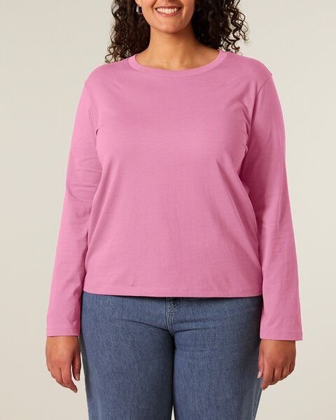 YTWOO Basic Damen Langarmshirt aus 100% Biobaumwolle