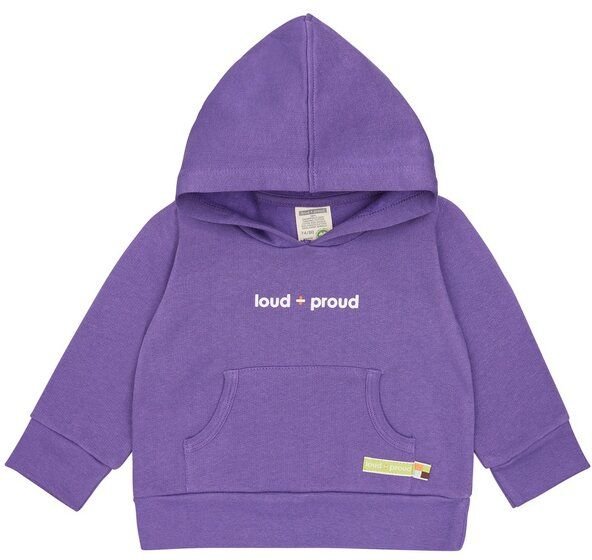 loud + proud Babys & Kinder Hoodie aus weichem Sweat-Material, GOTS-zertifiziert