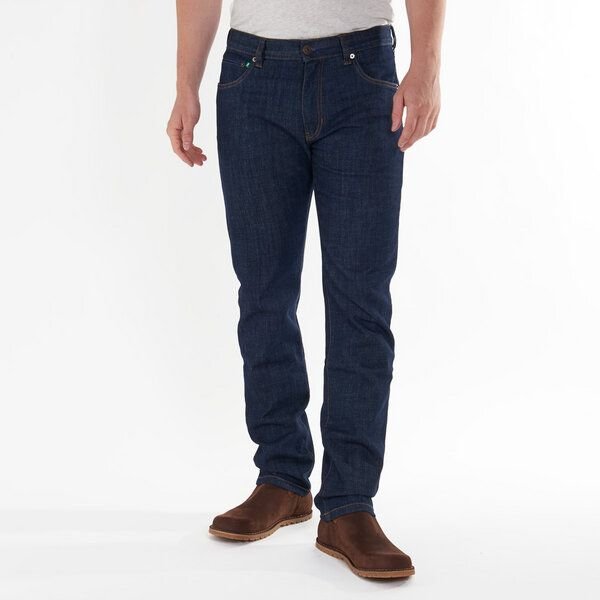 Thumbnail - fairjeans dunkelblaue basic Jeans "Regular Navy" aus Bio-Baumwolle, fair