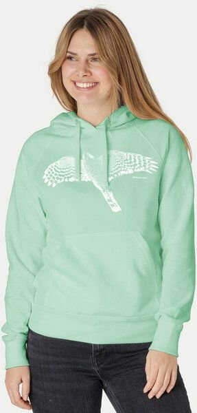Peaces.bio - handbedruckte Biomode Bio-Hoodie Sperber Damen