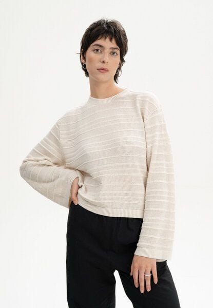 Thumbnail - Strukturierter Strickpullover JALIDI | von MELA | Fairtrade & GOTS zertifiziert