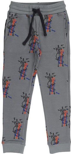 Thumbnail - Cotokids Kinder Jogginghose GOTS-zertifiziert aus Bio-Baumwolle grau mit Allover-Motiv – Walkiddy