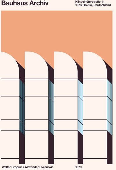 Photocircle Poster / Leinwandbild - Bauhaus Archiv