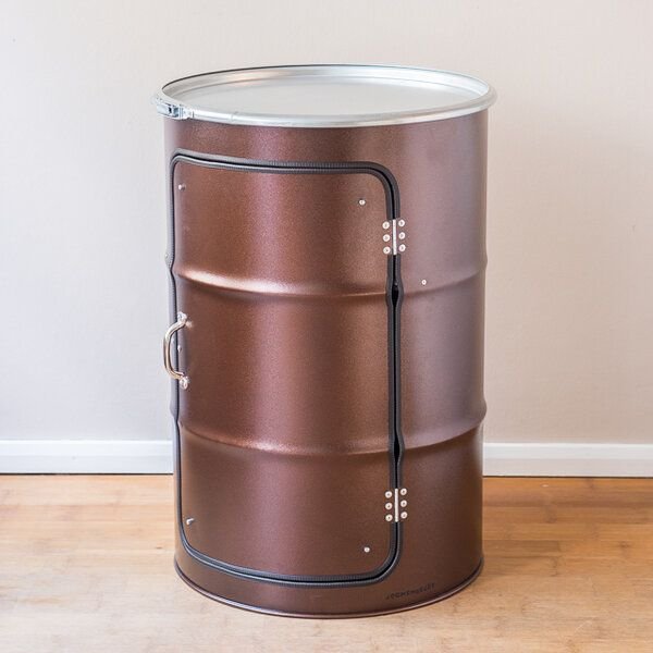 Lockengelöt Schränk - Der Schrank aus einem Ölfass