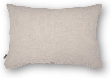 Hutch&Putch Musselin Kopfkissenbezug - Kissenhülle - 100% Bio-Baumwolle - Handmade in Germany