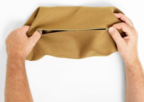 nahtur-design Kissenbezug für Nackenrollen | 100% Leinen