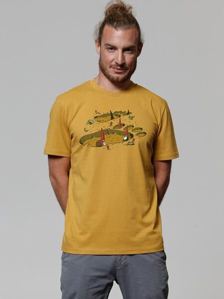 watapparel T-Shirt Unisex Gnome Footprint