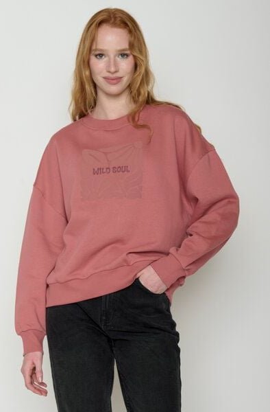 GREENBOMB Wild Soul Core - Lässiges Sweatshirt aus Bio-Baumwolle / hochwertiger Print / GOTS / Fair & Vegan