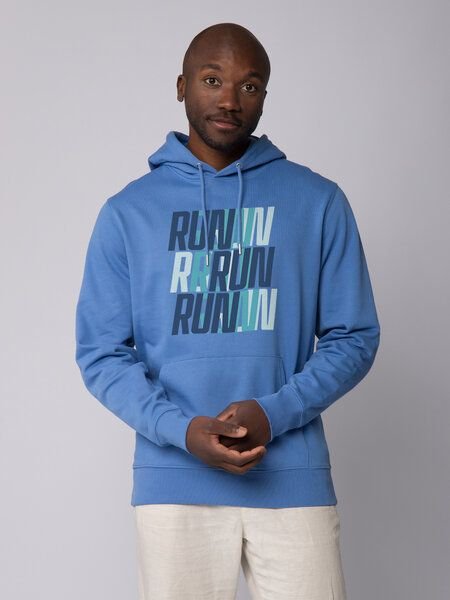watapparel Hoodie Unisex Run, Run, Run blue