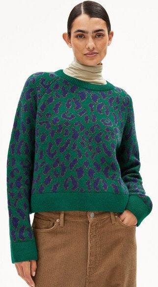 ARMEDANGELS Damen Pullover - Diliriaa Leopaa - aus Wolle