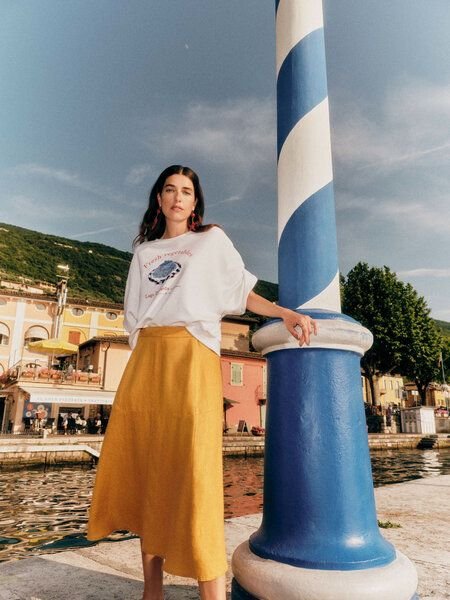 LANIUS Midirock (GOTS) aus Bio-Leinen