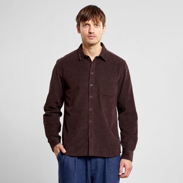 DEDICATED Hemd Varberg Corduroy - aus Bio-Baumwolle