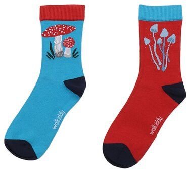 Baby Socken GOTS-zertifiziert aus Bio-Baumwolle dunkelblau – Walkiddy Wonderland