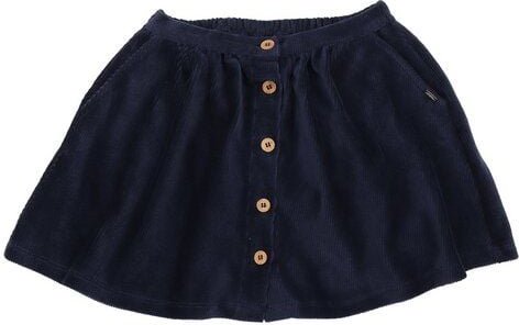 Walkiddy Cord Navy Bio-Baumwoll Kinderrock - Dunkelblau, Komfortabel, Hautfreundlich, GOTS-Zertifiziert und Fair Trade