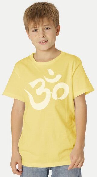 Peaces.bio - handbedruckte Biomode Bio-Kinder T-Shirt Om
