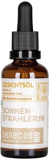 benecos Bio Gesichtsöl (Karrottenmazerat) Sonnenstrahler:in