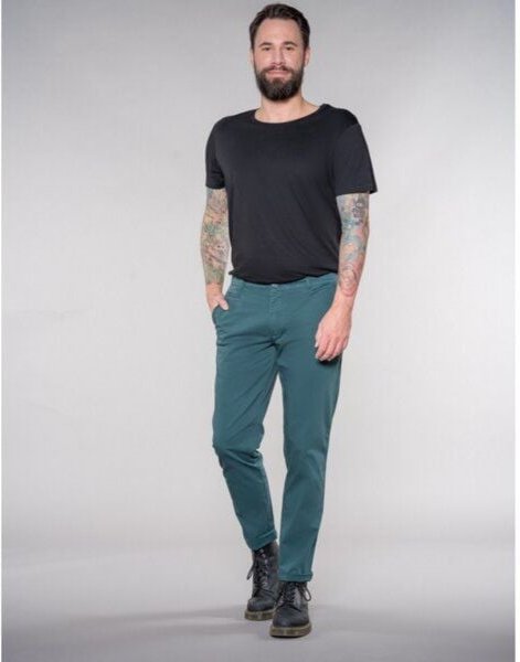 Feuervogl Lasse | Chino | Slim Fit | Emerald Green