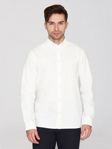 KnowledgeCotton Apparel Oxford Hemd - HARALD small owl oxford regular fit shirt - aus Bio-Baumwolle