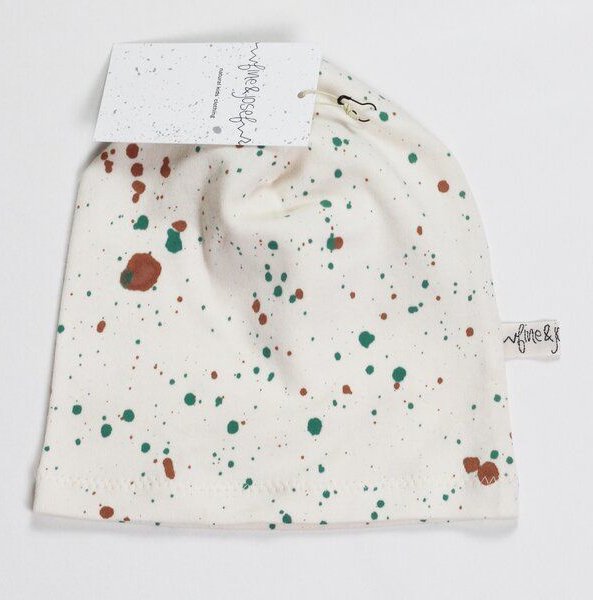 fine&josef vegane Kinder-Beanie – Splash