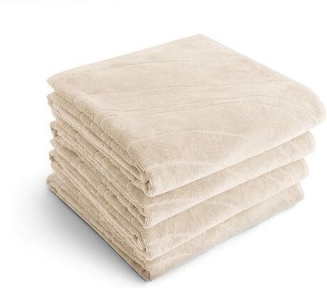 Yumeko Handtücher Velours 50x100 - 4 Stk. aus Bio-Baumwolle