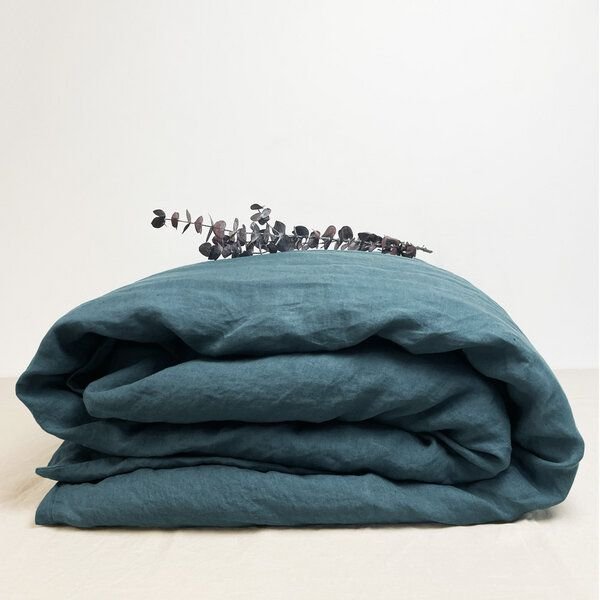 nordery Bettdeckenbezug - 100% europäisches Leinen - Stonewashed