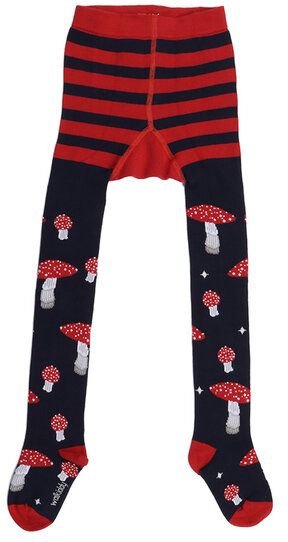 Thumbnail - Baby Strumpfhose Bio Baumwolle Blau - Walkiddy, GOTS-zertifiziert, elegant, umweltfreundlich, 95% Bio-Baumwolle, 5% Elas...