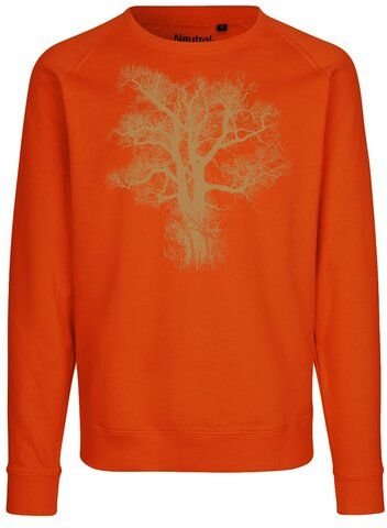 Thumbnail - Peaces.bio - handbedruckte Biomode Bio Damen Sweatshirt Loose Fit Chestnut