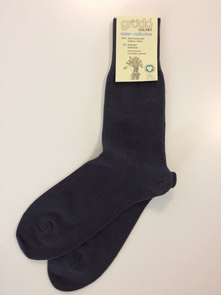 grödo Comfort Socke, Venen Socke, schwarz oder dunkelgrau 52162 unisex