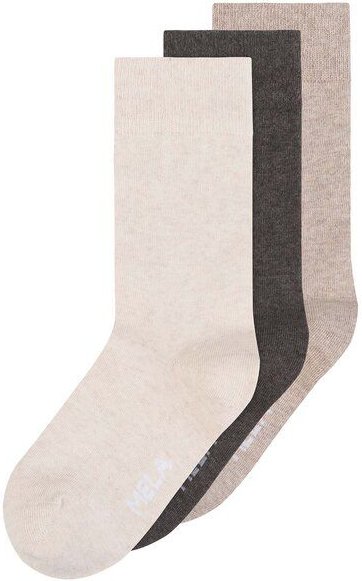 Socken 3 Paare Basic | von MELA | Fairtrade & GOTS zertifiziert