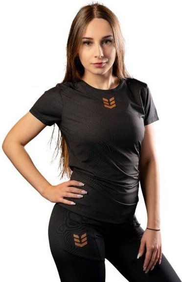 Empire Embodied Sportswear Damen Sport-T-Shirt aus Recycling Polyester schwarz oder weiß