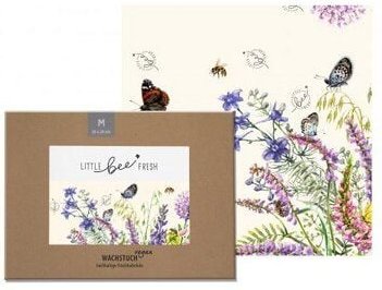 little bee fresh Veganes Wachstuch - "M" 25x25cm