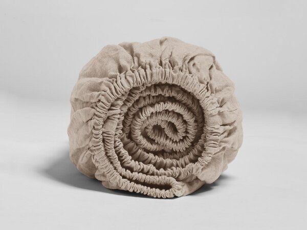 Yumeko Spannbettlaken Gewaschenes Leinen