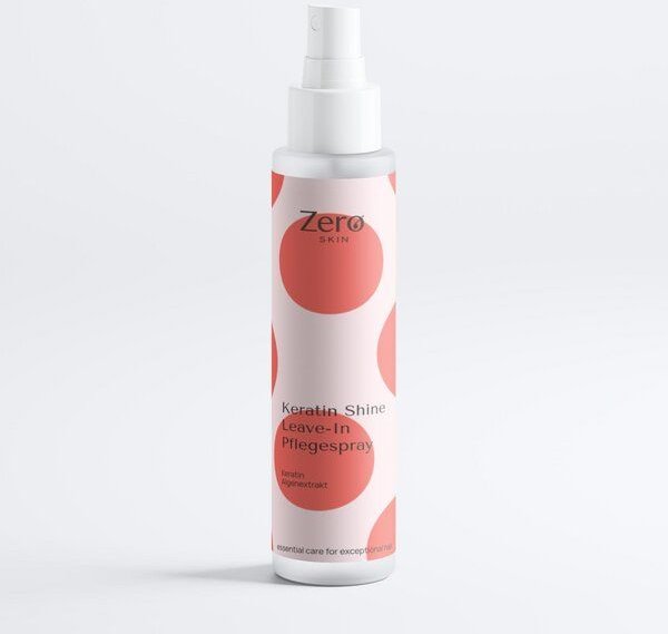 Zero Skin Keratin Shine Leave-In Pflegespray - 100 ml - Anti-Frizz & Anti-Spliss, stärkt strapaziertes Haar mit hydrolys...