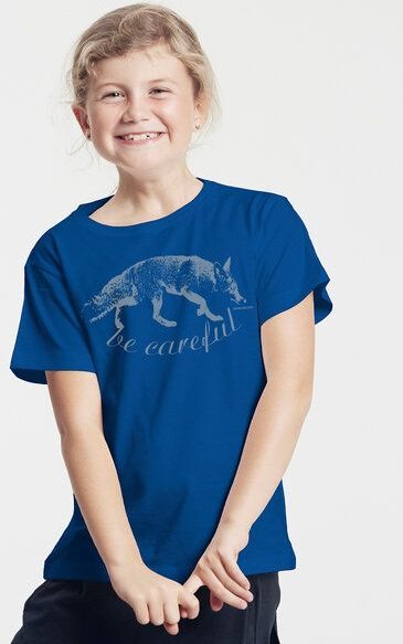 Peaces.bio - handbedruckte Biomode Bio-Kinder T-Shirt Be Careful